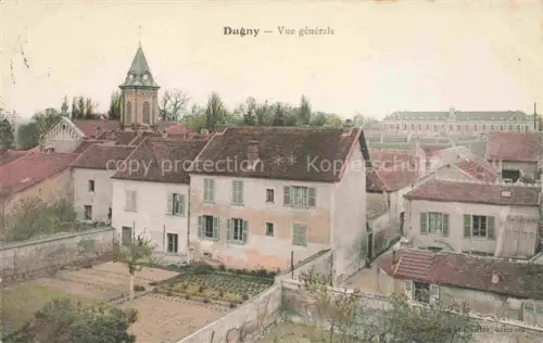 AK / Ansichtskarte Dugny BOBIGNY 93 Seine-Saint-Denis Vue générale et l'église
