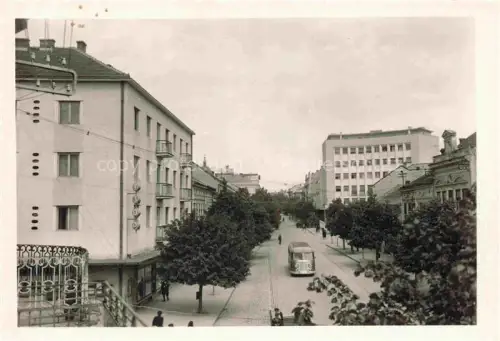 AK / Ansichtskarte Kragujevac Kragujewa Serbija Strassenpartie