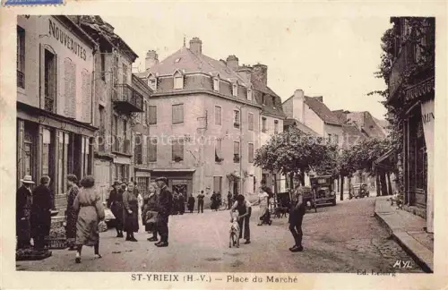 AK / Ansichtskarte St-Yrieix-la-Perche LIMOGES 87 Haute-Vienne Place du Marché