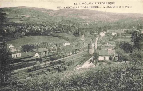 AK / Ansichtskarte Saint-Sulpice-Lauriere LIMOGES 87 Haute-Vienne Les Betoulles et le Dépôt Feldpost