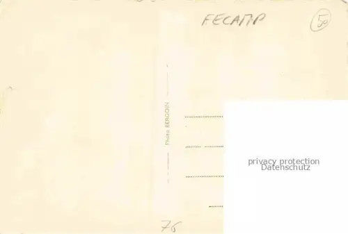 AK / Ansichtskarte FECAMP Le Havre 76 Seine-Maritime Hôtel de la Poste Avenue Gambetta Illustration