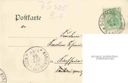 AK / Ansichtskarte Schoemberg  Schwarzwald Calw BW Teilansicht