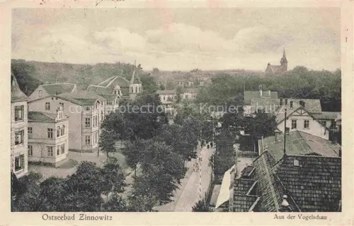 AK / Ansichtskarte ZINNOWITZ Ostseebad Ansicht aus der Vogelschau