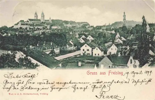 AK / Ansichtskarte Freising Oberbayern Stadtpanorama