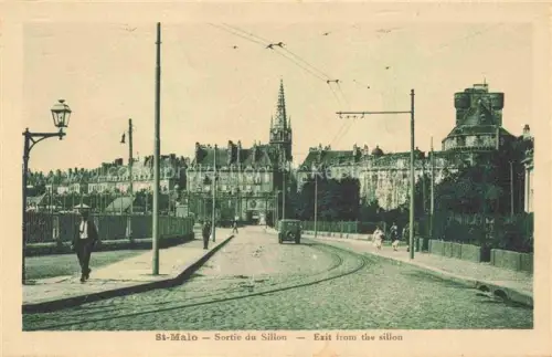 AK / Ansichtskarte ST-MALO SAINT-MALO 35 Sortie du Sillon 