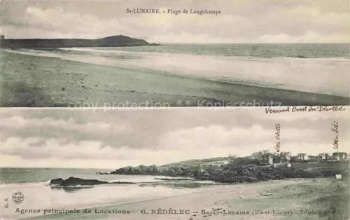 AK / Ansichtskarte St-Lunaire Saint-Malo 35 Ille-et-Vilaine G. Nedelec Agence de Location 