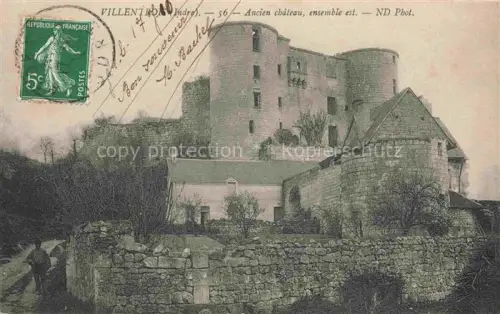 AK / Ansichtskarte Villentrois Chateauroux 36 Indre Ancien Chateau ensemble est 