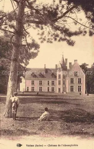 AK / Ansichtskarte Vatan Issoudun 36 Indre Chateau de L'Abeaupiniere Kinder 