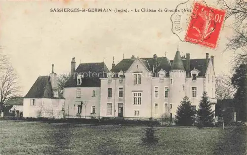 AK / Ansichtskarte Sassierges-Saint-Germain Chateauroux 36 Indre LE Chateau de Greuille 