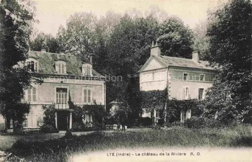 AK / Ansichtskarte Lye Chateauroux 36 Indre Le Chateau de la Riviere 