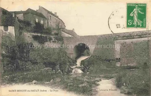 AK / Ansichtskarte St-Benoit-du-Sault Le Blanc 36 Indre Le Pont Bruecke 