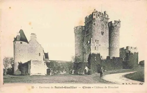 AK / Ansichtskarte St-Gaultier Le Blanc 36 Indre Ciron Chateau de Rimefort 