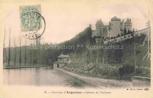 AK / Ansichtskarte Chabenet Argenton-sur-Creuse 36 Indre Chateau Schloss 