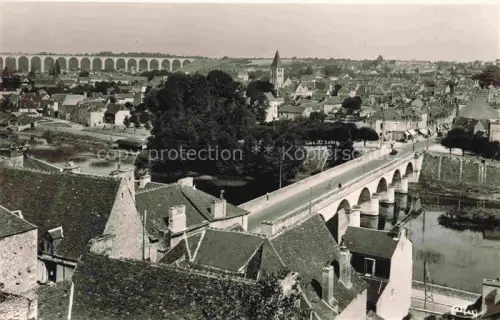 AK / Ansichtskarte Le Blanc 36 Indre Vue Generale Pont