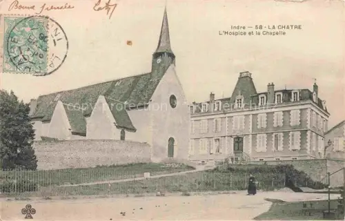 AK / Ansichtskarte La Chatre 36 Indre L'Hospice et la Chapelle 
