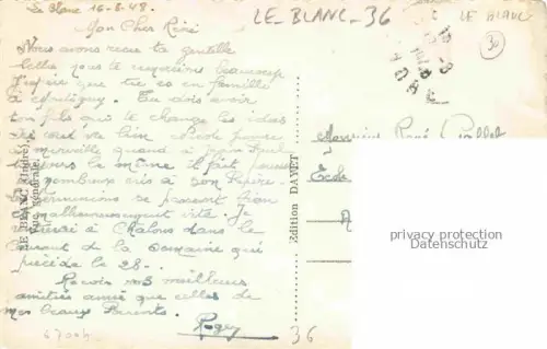 AK / Ansichtskarte Le Blanc 36 Indre Vue Generale 