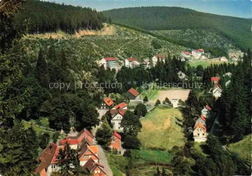 AK / Ansichtskarte Wildemann Harz Goslar Niedersachsen Spiegeltal Fliegeraufnahme