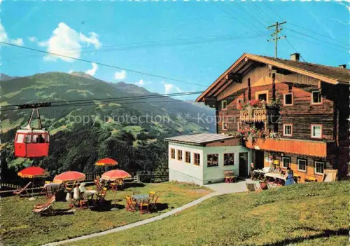 AK / Ansichtskarte Zell am Ziller Zillertal Tirol AT Grindl Alm Gasthof Enzian Sepp Luftseilbahn
