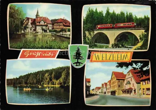 AK / Ansichtskarte Welzheim BW Feuersee Viadukt Laufenmuehle Ebnisee Wilhelm Strasse 