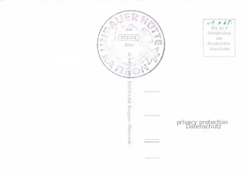 AK / Ansichtskarte Lindauerhuette 1770m Gauertal Vorarlberg AT Rhaetikon 