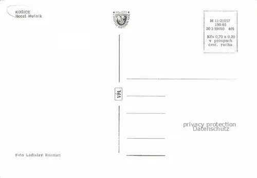 AK / Ansichtskarte KOSICE Kassa Kaschau Slovakia Hotel Hutnik
