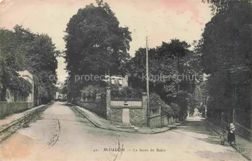 AK / Ansichtskarte MEUDON-VAL-FLEURY Boulogne-Billancourt 92 Hauts-de-Seine Le Buste de Babie
