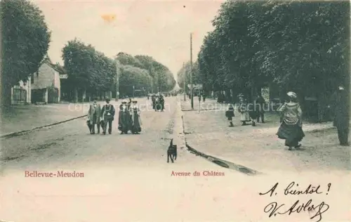 AK / Ansichtskarte BELLEVUE -MEUDON Boulogne-Billancourt 92 Hauts-de-Seine Avenue du Château