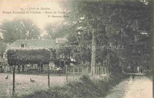 AK / Ansichtskarte Foret de MEUDON 92 Hauts-de-Seine Maison Forestière de Villebon Route de Versailles