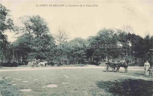 AK / Ansichtskarte Foret de MEUDON 92 Hauts-de-Seine Carrefour de la Patte d'Oie