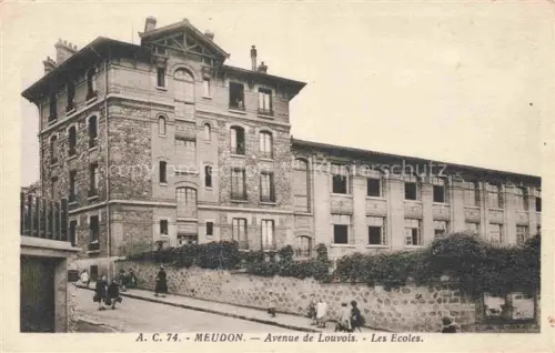 AK / Ansichtskarte MEUDON-VAL-FLEURY Boulogne-Billancourt 92 Hauts-de-Seine Avenue de Louvois les écoles