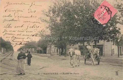 AK / Ansichtskarte NANTERRE 92 Hauts-de-Seine Route de Paris