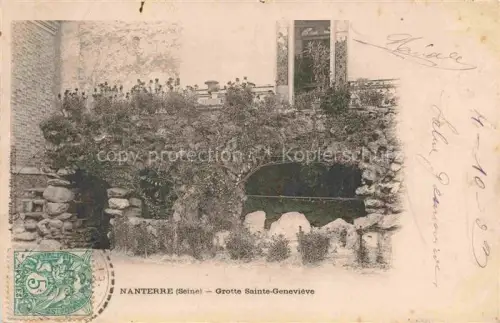 AK / Ansichtskarte NANTERRE 92 Hauts-de-Seine Grotte Sainte-Geneviève