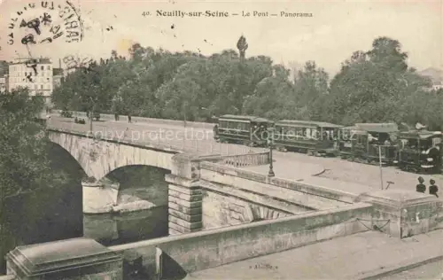AK / Ansichtskarte Neuilly-sur-Seine 92 Hauts-de-Seine Le pont