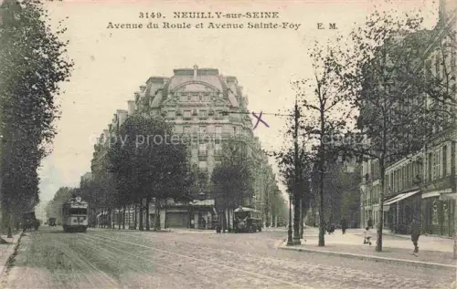 AK / Ansichtskarte Neuilly-sur-Seine 92 Hauts-de-Seine Avenue du Roule et Avenue Sainte-Foy