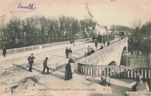 AK / Ansichtskarte Neuilly-sur-Seine 92 Hauts-de-Seine Pont de Neuilly