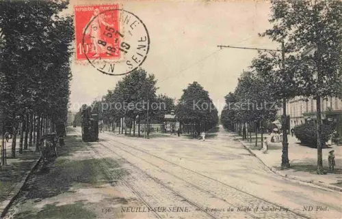AK / Ansichtskarte Neuilly-sur-Seine 92 Hauts-de-Seine Avenues du Route et Sainte-Foy