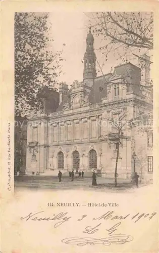 AK / Ansichtskarte Neuilly-sur-Seine 92 Hauts-de-Seine Hôtel de Ville