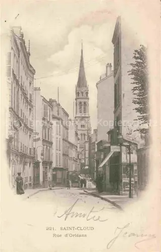 AK / Ansichtskarte Saint Cloud 92 Hauts-de-Seine Rue d'Orléans