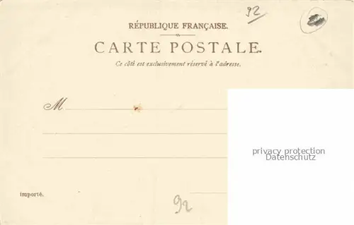 AK / Ansichtskarte ST-CLOUD  NANTERRE 92 Hauts-de-Seine Eglise et Rue de l'Eglise