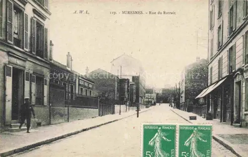 AK / Ansichtskarte SURESNES Nanterre 92 Hauts-de-Seine Rue du Ratrait