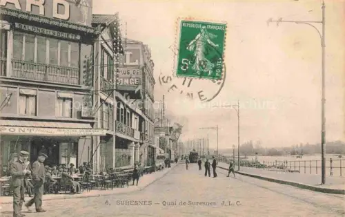 AK / Ansichtskarte SURESNES Nanterre 92 Hauts-de-Seine Quai de Suresnes