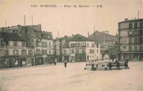 AK / Ansichtskarte SURESNES Nanterre 92 Hauts-de-Seine Place du Marché