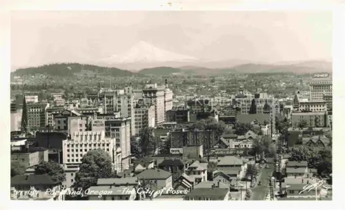 AK / Ansichtskarte Portland Oregon USA Panorama City of Roses