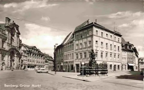 AK / Ansichtskarte BAMBERG Bayern Gruener Markt