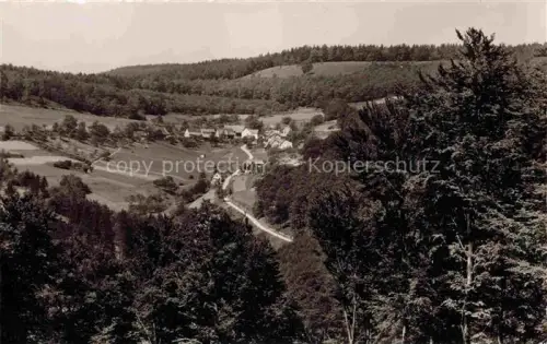 AK / Ansichtskarte Raubach Odenwald Hessen Panorama Gasthaus Pension Berghof