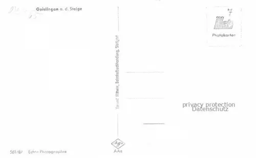 AK / Ansichtskarte Geislingen  Steige Stadtpanorama