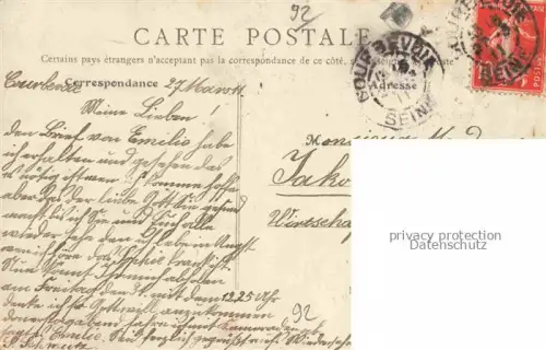 AK / Ansichtskarte La Montagne COURBEVOIE 92 Hauts-de-Seine Ancienne Couvent Facade principale