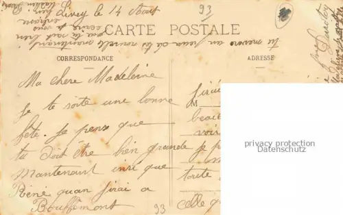 AK / Ansichtskarte Gargan-Livry 93 Seine-Saint-Denis Place de la Gare un jour d'orage