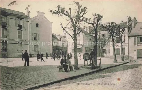 AK / Ansichtskarte Chatenay  ANTONY 92 Hauts-de-Seine Place de l'Eglise