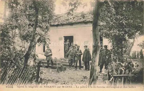 AK / Ansichtskarte NOGENT-SUR-MARNE 94 Val-de-Marne Après la tragédie de Nogent-sur-Marne